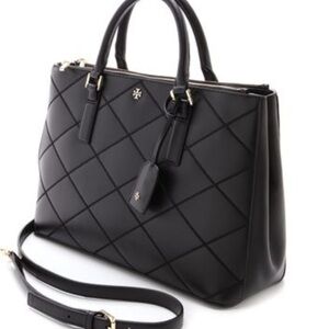 Tory Burch Robinson Stitches Double Zip Tote